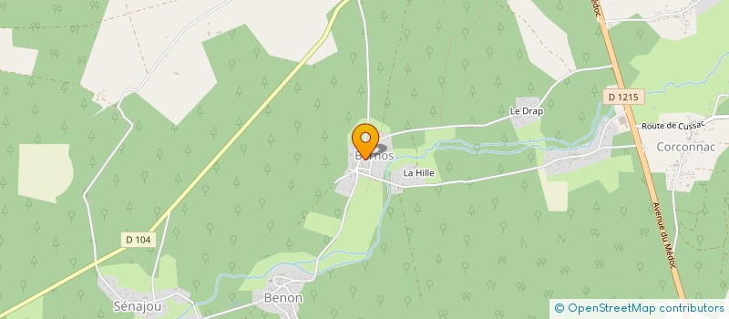 localisation de l'entreprise INDIVISION ACHILLE-FOULD  SAINT-LAURENT-MEDOC