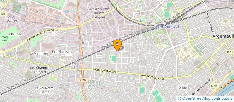 localisation de l'entreprise INDIVISION ACHTAL  ARGENTEUIL