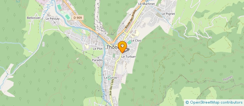 localisation de l'entreprise INDIVISION ACIN  THONES