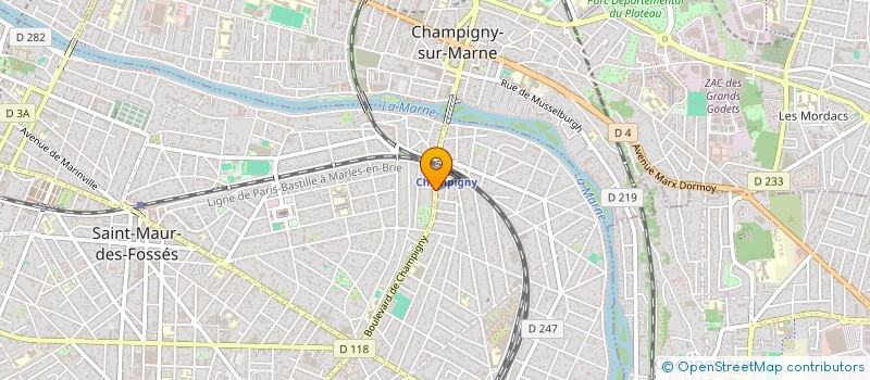 localisation de l'entreprise INDIVISION ACOMMO à SAINT-MAUR-DES-FOSSES