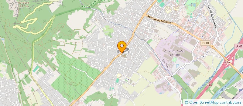 localisation de l'entreprise INDIVISION ADAMS  BERNIN