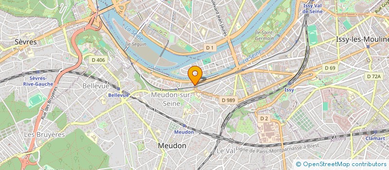 localisation de l'entreprise INDIVISION ADER à MEUDON