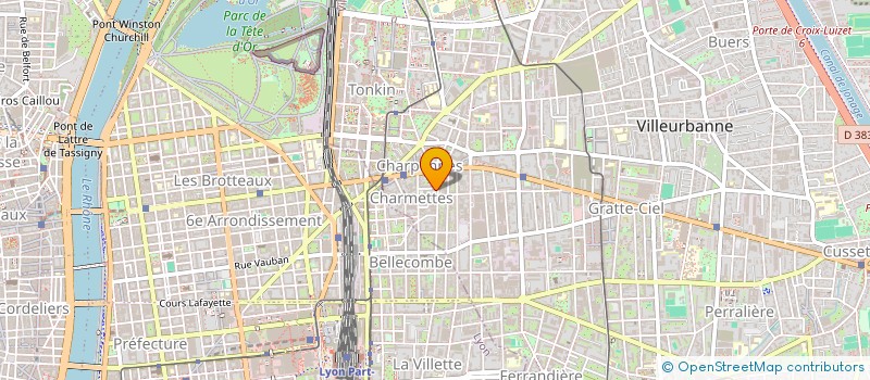 localisation de l'entreprise INDIVISION ADJAGBA SNYPER  VILLEURBANNE