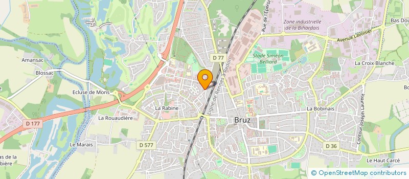 localisation de l'entreprise INDIVISION ADJIMAN MORISSEAU LMNP  BRUZ