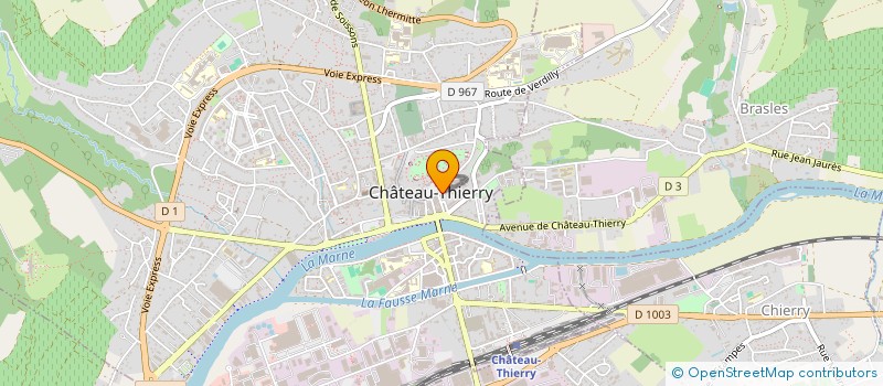 localisation de l'entreprise INDIVISION ADLOFF GUERIOT à CHATEAU-THIERRY