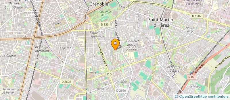 localisation de l'entreprise INDIVISION ADRIANO BLANC  GRENOBLE