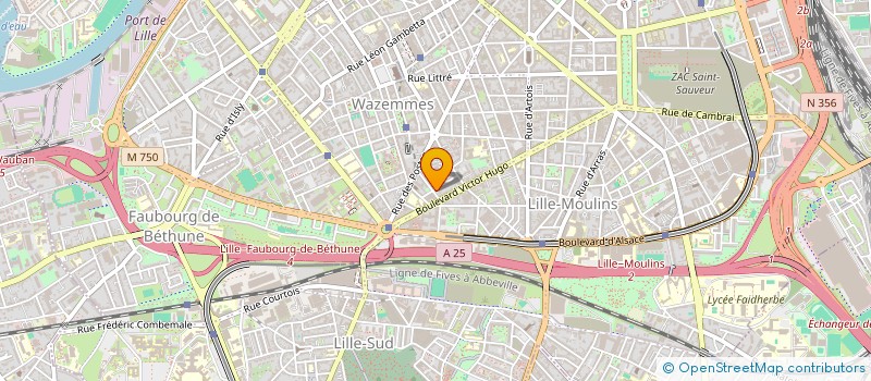 localisation de l'entreprise INDIVISION ADRON BOUILLIEZ à LILLE