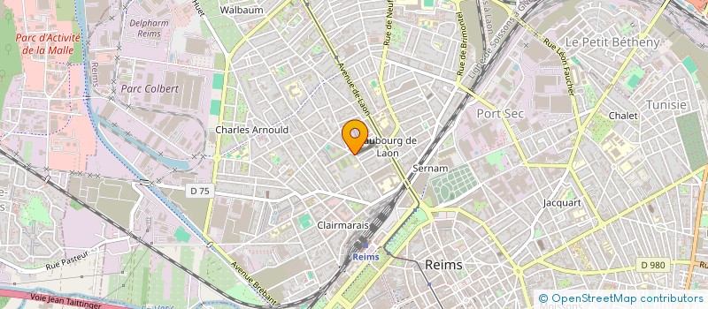 localisation de l'entreprise INDIVISION AELLEN-MARTIN  REIMS