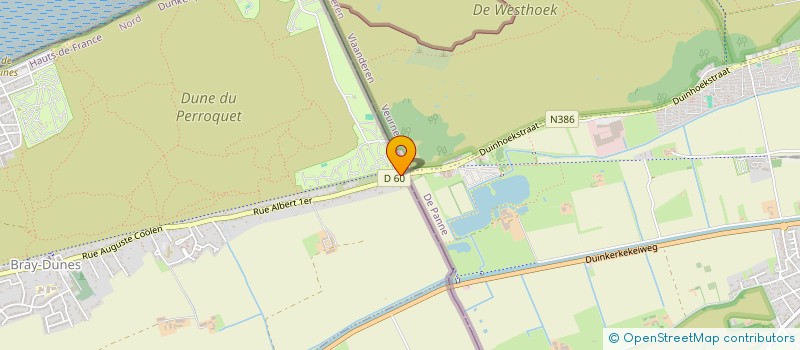 localisation de l'entreprise INDIVISION AERTS DIERCKX  BRAY-DUNES