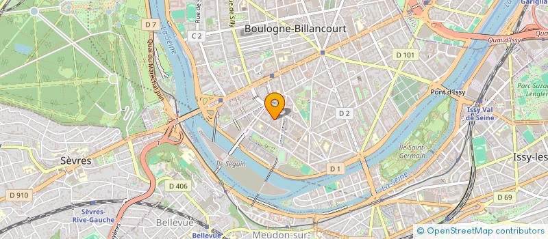 localisation de l'entreprise INDIVISION AFFLARD-BRUNETTI à BOULOGNE-BILLANCOURT