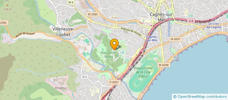 localisation de l'entreprise INDIVISION AFYOUNI & CO  CAGNES-SUR-MER