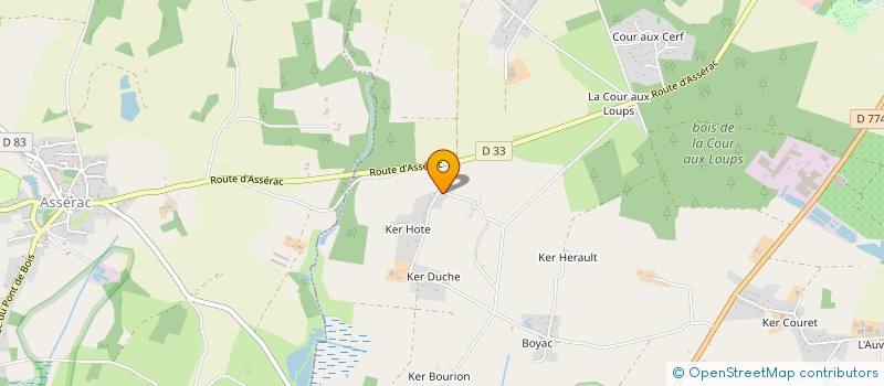 localisation de l'entreprise INDIVISION AGAISSE à HERBIGNAC
