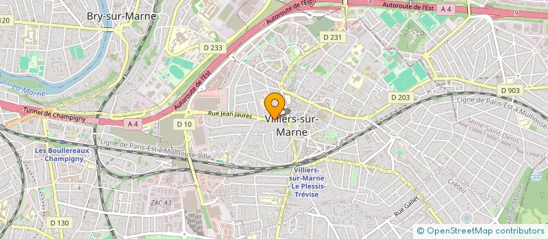 localisation de l'entreprise INDIVISION AGBODJOGBE - NGUEPI YMELE  VILLIERS-SUR-MARNE