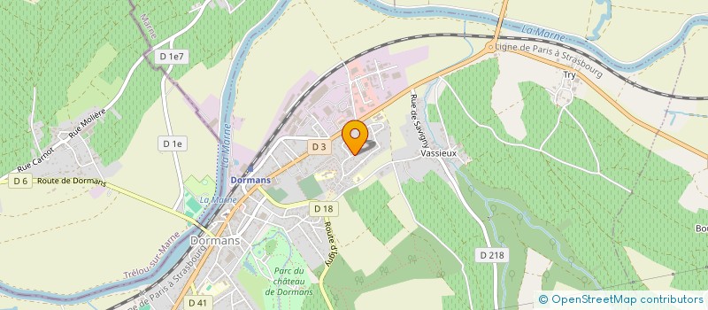 localisation de l'entreprise INDIVISION AGNES  DORMANS