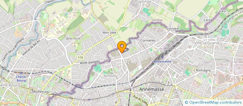 localisation de l'entreprise INDIVISION AGNES MANON ET CHACON PIERRE  AMBILLY