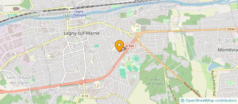 localisation de l'entreprise INDIVISION AGRICOLA  LAGNY-SUR-MARNE