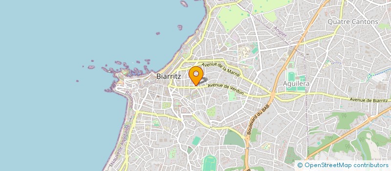 localisation de l'entreprise INDIVISION AGUERRE à BIARRITZ