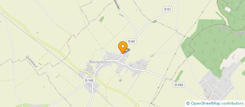 localisation de l'entreprise INDIVISION AGUILAR & BRUNEAUX DE LA SALLE  BACQUEPUIS