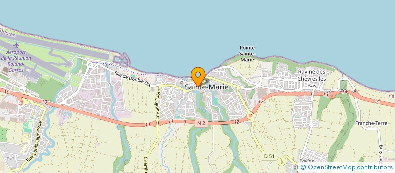 localisation de l'entreprise INDIVISION AH YOUNE*HAU LAM KAI à SAINTE-MARIE