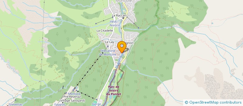 localisation de l'entreprise INDIVISION AHRENDS  LES CONTAMINES-MONTJOIE