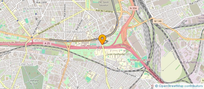 localisation de l'entreprise INDIVISION AIGRON HERBETTE à LILLE