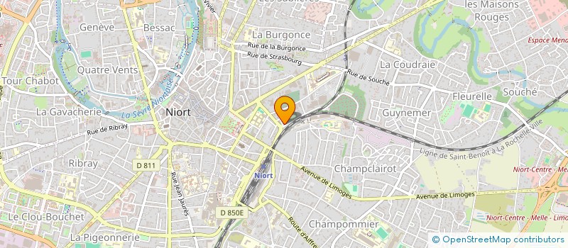 localisation de l'entreprise INDIVISION AIGUILLON à NIORT