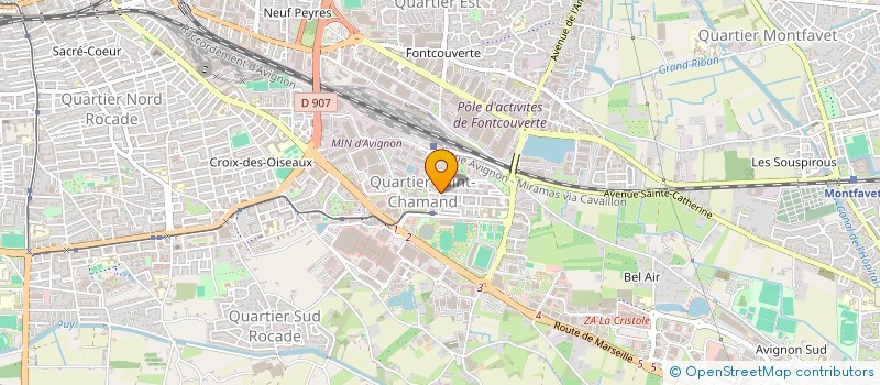 localisation de l'entreprise INDIVISION AIMEDIEU  AVIGNON