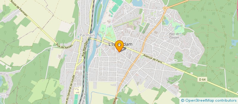 localisation de l'entreprise INDIVISION AJ  L'ISLE-ADAM