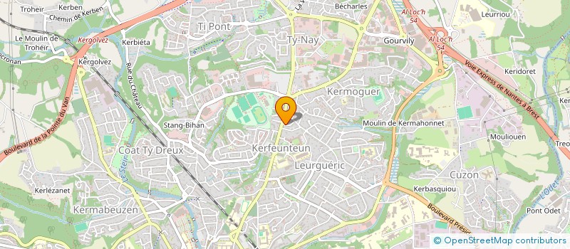 localisation de l'entreprise INDIVISION AKLE - DREVON à QUIMPER