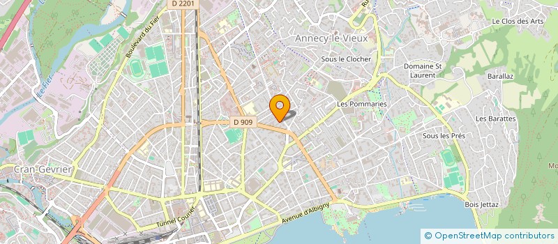 localisation de l'entreprise INDIVISION AKOUETE à ANNECY