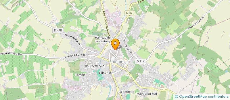 localisation de l'entreprise INDIVISION AL DARWICH  FRONTON