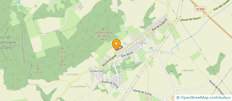 localisation de l'entreprise INDIVISION ALAIN DELLA SCHIAVA  FRESNIERES