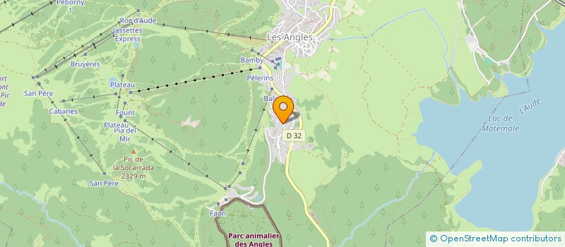 localisation de l'entreprise INDIVISION ALAMO FRANCOIS ET LAURENCE  LES ANGLES