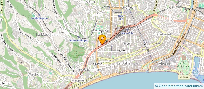 localisation de l'entreprise INDIVISION ALAOUI DOR  NICE