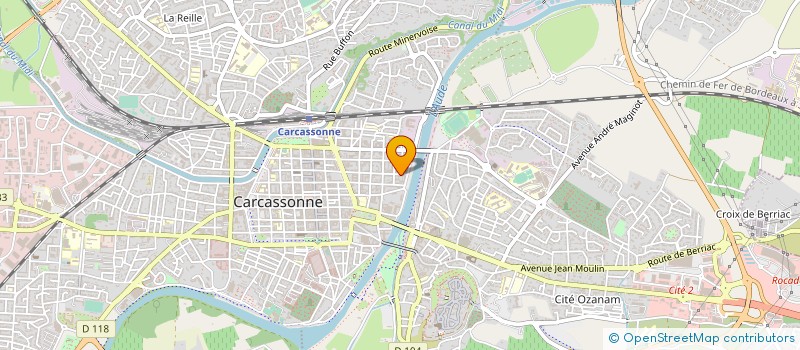 localisation de l'entreprise INDIVISION ALARD LLASSERA à CARCASSONNE