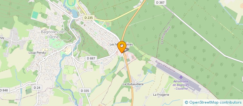 localisation de l'entreprise INDIVISION ALASSEUR HALOCHE à BAGNOLES-DE-L'ORNE-NORMANDIE
