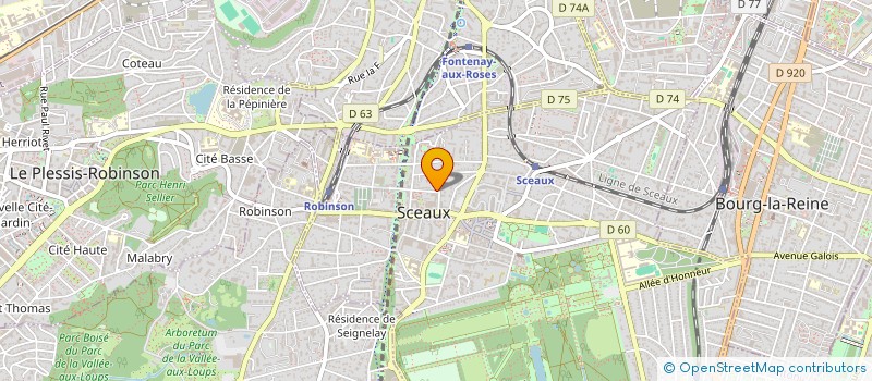 localisation de l'entreprise INDIVISION ALBA  SCEAUX