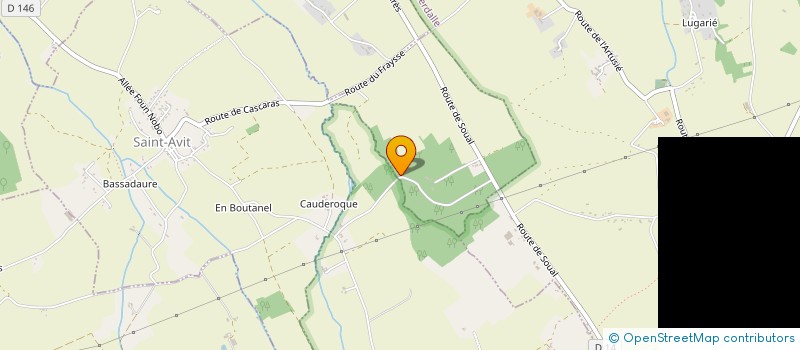 localisation de l'entreprise INDIVISION ALBIGES  SAINT-AVIT