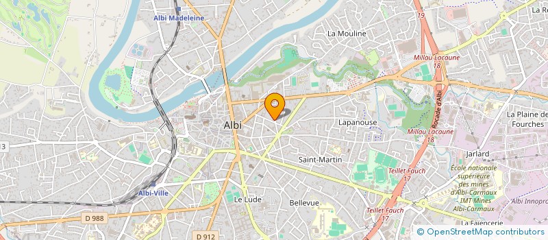 localisation de l'entreprise INDIVISION ALBINET à ALBI