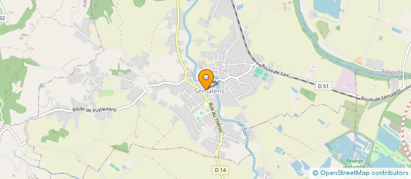 localisation de l'entreprise INDIVISION ALBOUY LAURENT  SEMALENS