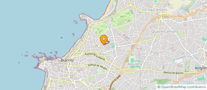 localisation de l'entreprise INDIVISION ALCEDO à BIARRITZ