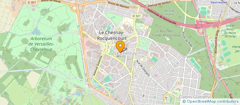 localisation de l'entreprise INDIVISION ALEO  LE CHESNAY-ROCQUENCOURT