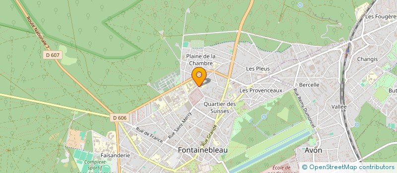 localisation de l'entreprise INDIVISION ALESSANDRONI / RODDE  FONTAINEBLEAU