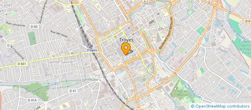 localisation de l'entreprise INDIVISION ALEXANDRE-PRUDOR à TROYES