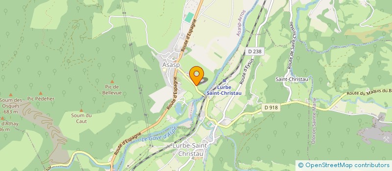 localisation de l'entreprise INDIVISION ALFRED LATOURNERIE  ASASP-ARROS