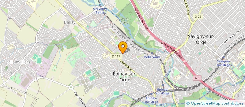 localisation de l'entreprise INDIVISION ALIBERT GUILLEMEAU  EPINAY-SUR-ORGE