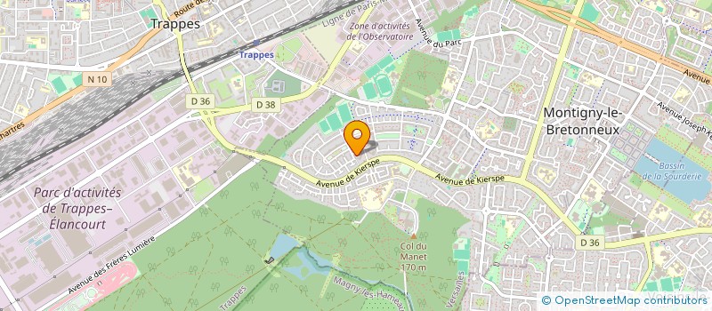 localisation de l'entreprise INDIVISION ALLAIN - PATTE  MONTIGNY-LE-BRETONNEUX