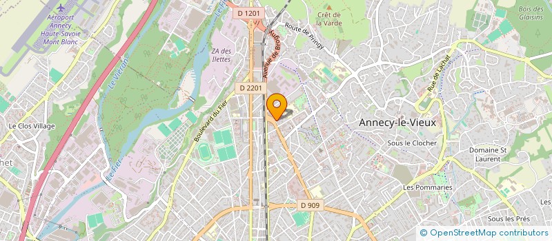 localisation de l'entreprise INDIVISION ALLAMEL - FEBRERO à ANNECY