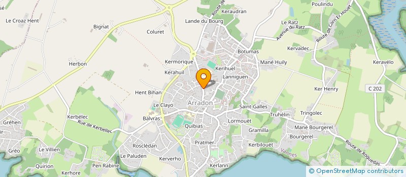 localisation de l'entreprise INDIVISION ALLANIC  ARRADON