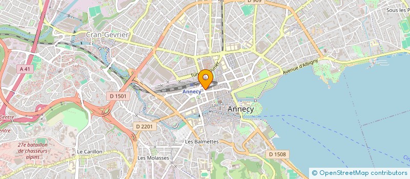 localisation de l'entreprise INDIVISION ALLANTAZ à ANNECY